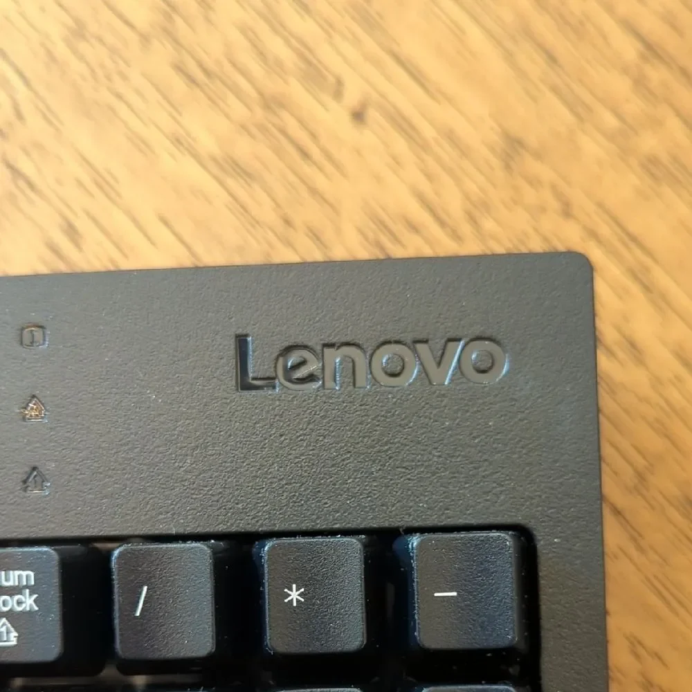 Lenovo Black USB Wired Keyboard